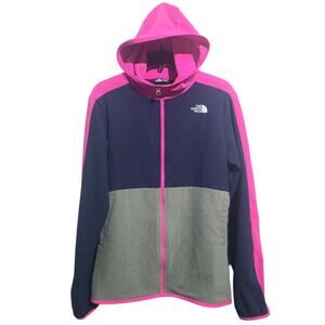 The North Face Teen Glacier Lightweight Full Zip Hoodie Jacket Size XL